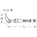 KS-TOOLS Teleskop Gelenk-Rollkopf-Hebeleisen, 865-1350mm