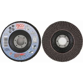 BGS technic Fächer-Schleif-Scheibe | Ø 115 mm | K 40