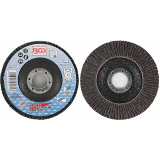 BGS technic Fächer-Schleif-Scheibe | Ø 115 mm | K 80