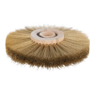KS-TOOLS BRONZEplus Rundbürste, Zinnbronzedraht, gewellt, Ø 150 mm