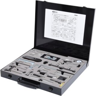 KS-TOOLS Motoreinstell-Werkzeug-Satz für VAG, 35-tlg.