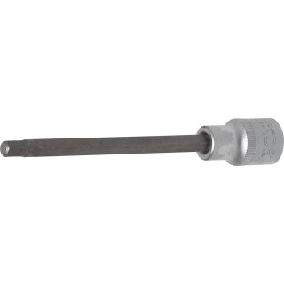 BGS technic Bit-Einsatz | Länge 140 mm | Antrieb Innenvierkant 12,5 mm (1/2") | Innensechskant 7 mm