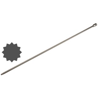 BGS technic Bit-Einsatz | Länge 800 mm | für Audi, VW | Antrieb Innenvierkant 12,5 mm (1/2") | Innenvielzahn (für XZN) M8