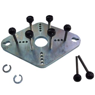 KS-TOOLS Adapterplatte für Druckluft-Stand-Federspanner