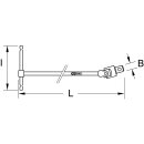 KS-TOOLS BRONZEplus T-Gelenkschlüssel 1" 660 mm 