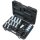 KS-TOOLS Stufen-Druckhülsen-Satz, 22-tlg.