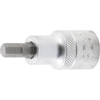 BGS technic Bit-Einsatz | Antrieb Innenvierkant 12,5 mm (1/2") | Innensechskant 7 mm
