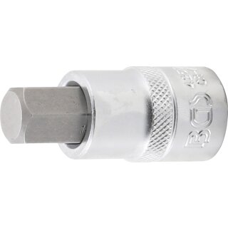 BGS technic Bit-Einsatz | Antrieb Innenvierkant 12,5 mm (1/2") | Innensechskant 14 mm