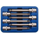 BGS technic Bit-Einsatz-Satz | Antrieb Innenvierkant 12,5 mm (1/2") | Innensechskant mit Kugelkopf 5 - 12 mm | 6-tlg.