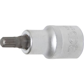 BGS technic Bit-Einsatz | Antrieb Innenvierkant 12,5 mm (1/2") | Innenvielzahn (für XZN) M8