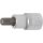 BGS technic Bit-Einsatz | Antrieb Innenvierkant 12,5 mm (1/2") | Innenvielzahn (für XZN) M10