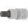 BGS technic Bit-Einsatz | Antrieb Innenvierkant 12,5 mm (1/2") | Innenvielzahn (für XZN) M12