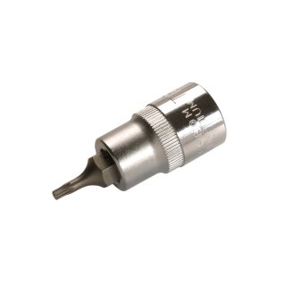 BGS technic Bit-Einsatz | Antrieb Innenvierkant 12,5 mm (1/2") | T-Profil (für Torx) T15