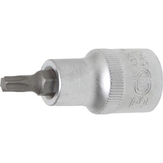 BGS technic Bit-Einsatz | Antrieb Innenvierkant 12,5 mm (1/2") | T-Profil (für Torx) T30
