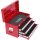 KS-TOOLS Werkzeugtruhe mit 3 Schubladen-rot, L508xH255xB303mm