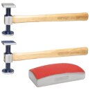 KS-TOOLS Karosserie-Ausbeul-Satz, 3-tlg.