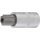 BGS technic Bit-Einsatz | Antrieb Innenvierkant 12,5 mm (1/2") | T-Profil (für Torx) mit Bohrung T70