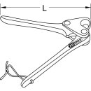 KS-TOOLS Blei-Plombenzange 8mm, 130mm