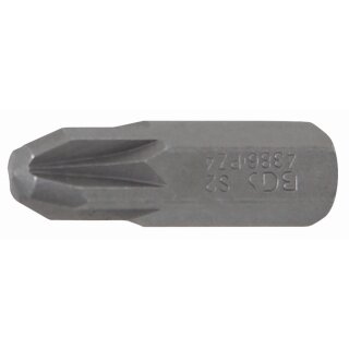 BGS technic Bit | Antrieb Außensechskant 8 mm (5/16") | Kreuzschlitz PZ4