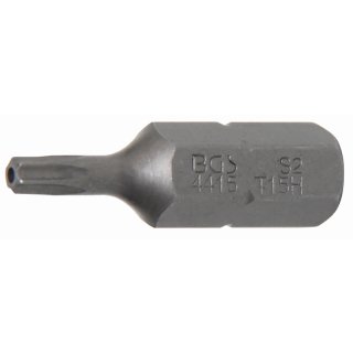 BGS technic Bit | Antrieb Außensechskant 8 mm (5/16") | T-Profil (für Torx) mit Bohrung T15