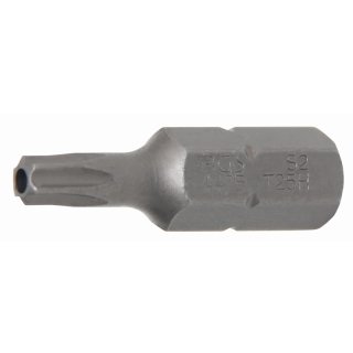 BGS technic Bit | Antrieb Außensechskant 8 mm (5/16") | T-Profil (für Torx) mit Bohrung T25