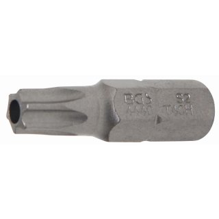 BGS technic Bit | Antrieb Außensechskant 8 mm (5/16") | T-Profil (für Torx) mit Bohrung T40