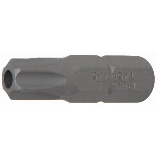 BGS technic Bit | Antrieb Außensechskant 8 mm (5/16") | T-Profil (für Torx) mit Bohrung T45