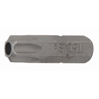BGS technic Bit | Antrieb Außensechskant 8 mm (5/16") | T-Profil (für Torx) mit Bohrung T50