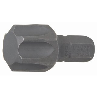 BGS technic Bit | Antrieb Außensechskant 8 mm (5/16") | T-Profil (für Torx) T70