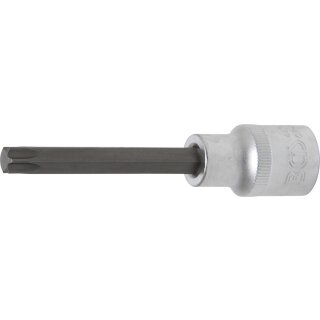BGS technic Bit-Einsatz | Länge 100 mm | Antrieb Innenvierkant 12,5 mm (1/2") | T-Profil (für Torx) T50