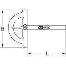 KS-TOOLS Winkelgradmesser mit offenen Bogen, 420x600mm