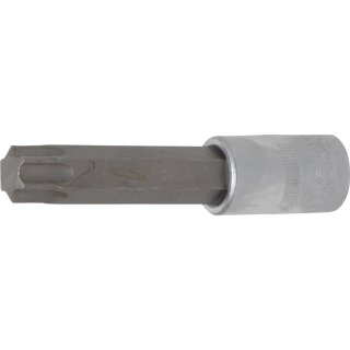 BGS technic Bit-Einsatz | Länge 100 mm | Antrieb Innenvierkant 12,5 mm (1/2") | T-Profil (für Torx) T70