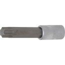 BGS technic Bit-Einsatz | Länge 100 mm | Antrieb Innenvierkant 12,5 mm (1/2") | T-Profil (für Torx) T70