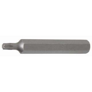 BGS technic Bit | Länge 75 mm | Antrieb Außensechskant 10 mm (3/8") | T-Profil (für Torx) T27