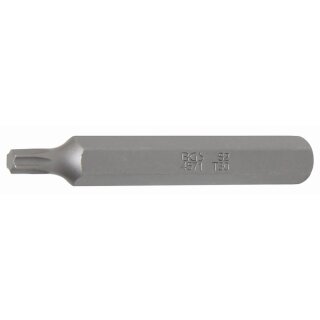 BGS technic Bit | Länge 75 mm | Antrieb Außensechskant 10 mm (3/8") | T-Profil (für Torx) T30