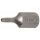 BGS technic Bit | Antrieb Außensechskant 10 mm (3/8") | T-Profil (für Torx) mit Bohrung T15
