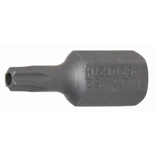 BGS technic Bit | Antrieb Außensechskant 10 mm (3/8") | T-Profil (für Torx) mit Bohrung T27