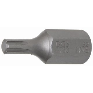 BGS technic Bit | Antrieb Außensechskant 10 mm (3/8") | Keil-Profil (für RIBE) M5