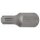 BGS technic Bit | Antrieb Außensechskant 10 mm (3/8") | Keil-Profil (für RIBE) M7