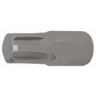 BGS technic Bit | Antrieb Außensechskant 10 mm (3/8") | Keil-Profil (für RIBE) M10