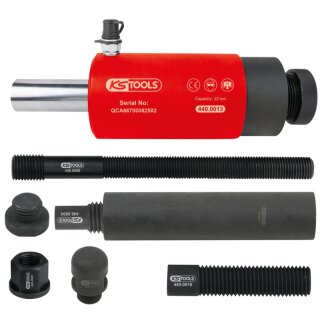 KS-TOOLS Druck- und Zug-Hydraulikzylinder-Satz, 22t, 10-tlg.