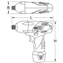 KS-TOOLS 1/4 Akku-Bit-Schlag-Schrauber, 117Nm, 1.870 U/min, ohne Akku und Ladegerät