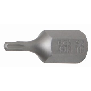 BGS technic Bit | Antrieb Außensechskant 10 mm (3/8") | T-Profil (für Torx) T15
