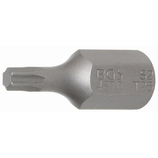 BGS technic Bit | Antrieb Außensechskant 10 mm (3/8") | T-Profil (für Torx) T25
