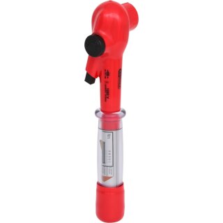 KS-TOOLS 3/8" Drehmomentschlüssel mit Schutzisolierung und Umschalt-Ratschenkopf, 2-27Nm