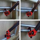 KS-TOOLS Einhand-Rohrzange 1.1/2" mit verstellbarem Kopf