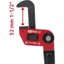 KS-TOOLS Einhand-Rohrzange 1.1/2" mit verstellbarem Kopf
