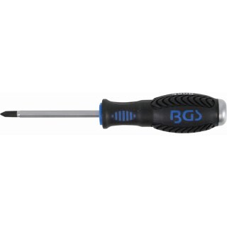 BGS technic Schraubendreher | Kreuzschlitz PH1 | Klingenlänge 75 mm