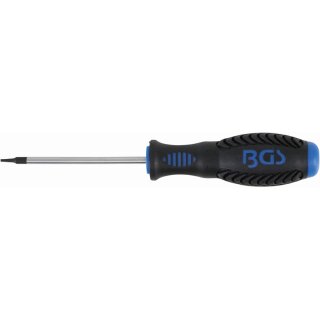 BGS technic Schraubendreher | T-Profil (für Torx) T6 | Klingenlänge 80 mm