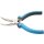 BGS technic Elektronik-Spitzzange | gebogen | mit Feder | 125 mm